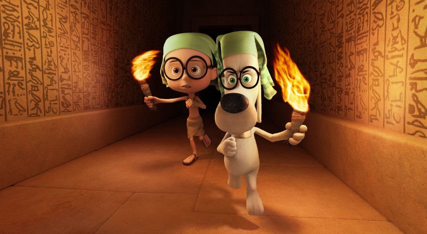 Kadr z filmu Pan Peabody i Sherman