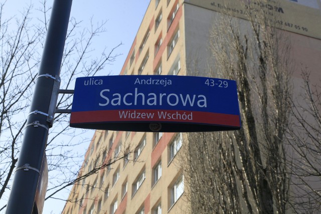 Dekomunizacja nazw ulic w Łodzi. Na Widzewie zawisły już tabliczki z nazwą ul. Sacharowa