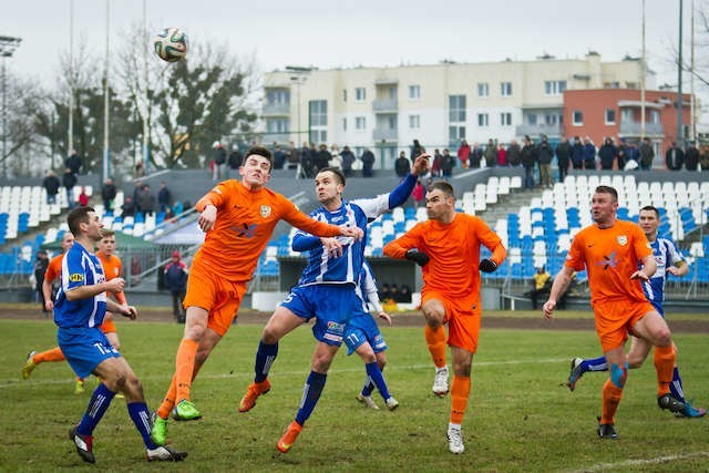 Fragment ostatniego meczu Chemika Bydgoszcz z Rol.Ko Konojady na stadionie przy ul. Glinki. Fot Tomasz Czachorowski