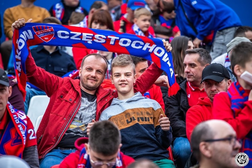 Mecz Rakowa z Lechem oglądał na stadionie w Częstochowie...