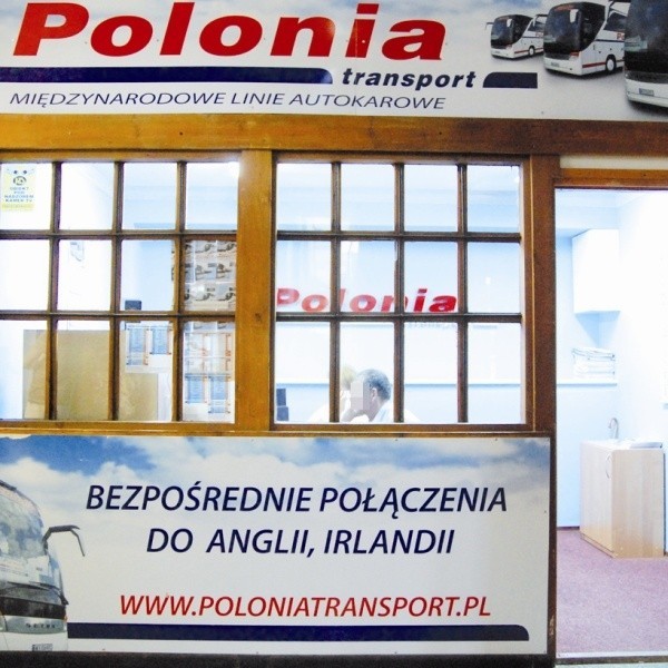 Białostockie biuro Polonii Transport mieści się w jednym z niewielkich lokali w budynku białostockiego dworca