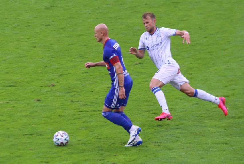 Piast Gliwice - Lech Poznań 0:2. Marzenia odpłynęły z deszczem [ZDJĘCIA, RELACJA]