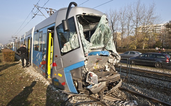 Wypadek tramwajów na Legnickiej, Wrocław, listopad 2011