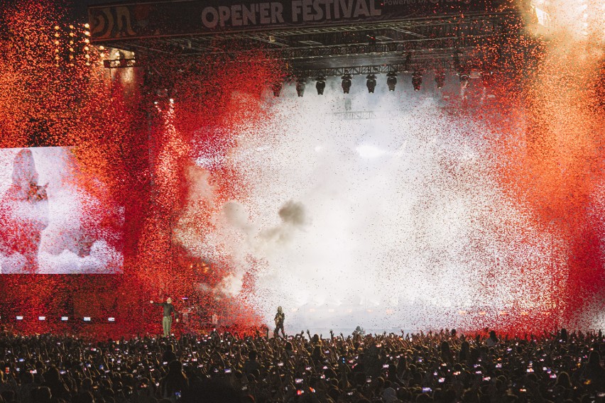 Open'er Festival 2022. Imagine Dragons w Gdyni. Co się działo na scenie? Największe przeboje rozbrzmiały w Gdyni. Zdjęcia