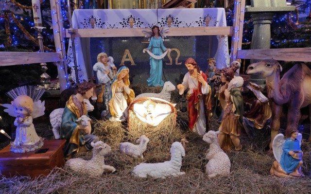 Szopka bożonarodzeniowa w Parafii Przemienienia Pańskiego w Kazanowie zachwyca. Mogą oglądać ją wierni. Jest piękna i tak samo przypomina o pięknym wydarzeniu, jakim jest Boże Narodzenie.- Pełni wiary i radości świętujemy ten szczególny czas Bożego Narodzenia. Niech te święta dla wszystkich Drogich Parafian i Gości będą pełne Bożego błogosławieństwa i Miłości, którą przynosi ze sobą Syn Boży. Niech Boże Dziecię obdarzy zdrowiem, błogosławieństwem i nadzieją na lepsze jutro. Niech Boża radość, miłość i pokój  wypełniają  serca i całą naszą, trudną codzienność pełną wyrzeczeń – życzę w imieniu własnym i naszego gościa - księdza prałata Roberta Gołębiowskiego, sędziego Roty Rzymskiej. Szczęść Boże! - pisze na stronie parafii ksiądz Marian Dybalski, proboszcz parafii Przemienienia Pańskiego w Kazanowie.Wielki udział przy tworzeniu tegorocznej szopki mieli okoliczni mieszkańcy. Również dekoracje przy parafii to w dużej mierze dzieło parafian. - W sposób szczególny dziękuję panu Cezaremu Sulimie za wykonanie i pomoc w dekoracji żłóbka i kościoła, panu Marianowi Pawelczykowi za drewno na szopkę, pani Małgorzacie za troskę o czystość obrusów  ołtarzowych i szat liturgicznych oraz za porządek na plebanii i wokół niej, panu kościelnemu za sprzątanie kościoła i panu organiście za piękny śpiew kolęd w czasie Mszy świętych. Dziękuję za choinki do dekoracji kościoła - wszystkim mówię staropolskie Bóg Zapłać - dziękuje ksiądz Dybalski.Kliknij w prawo, aby zobaczyć więcej zdjęć >>>>>