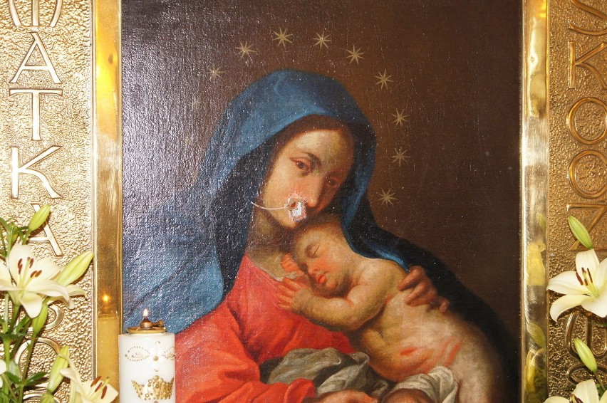 Profanacja obrazu Matki Bożej z Dzieciątkiem w parafii w Skoczowie [WIDEO + ZDJĘCIA]