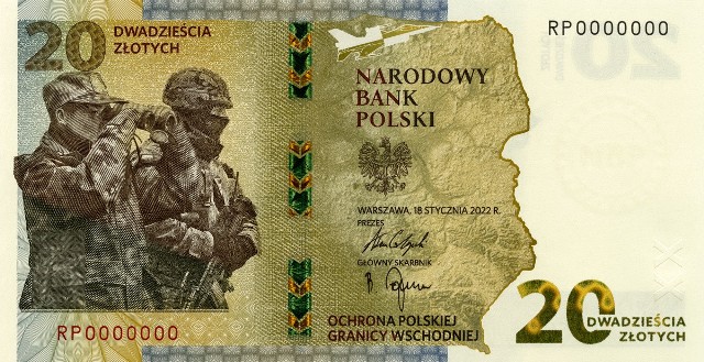 Nowy banknot kolekcjonerski „Ochrona polskiej granicy wschodniej”