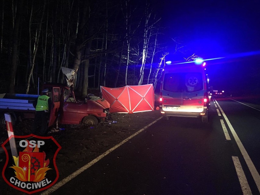 Śmiertelny wypadek na DK 20 pod Chociwlem. Niebezpieczny poranek na drogach w regionie