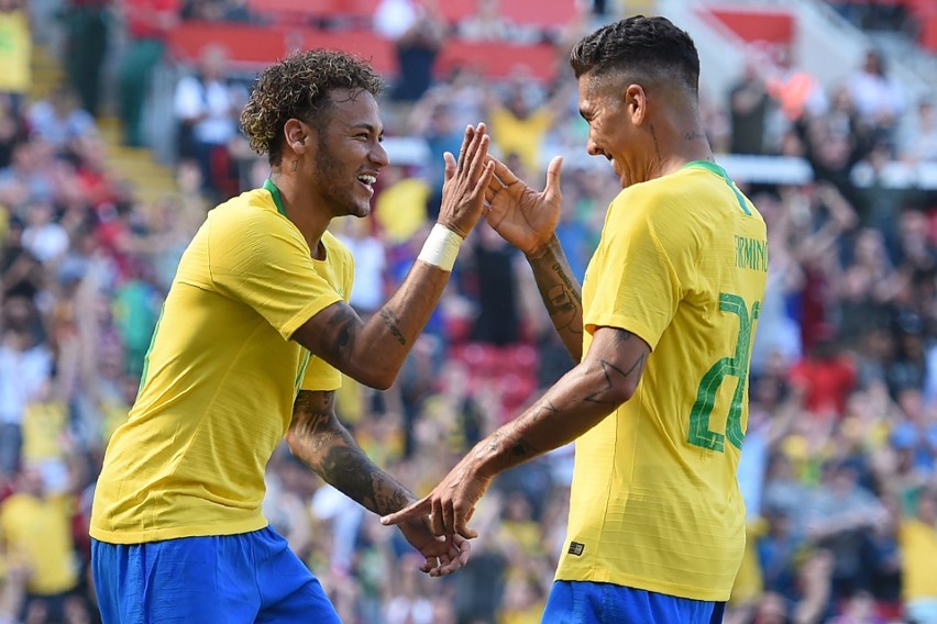 Neymar i Roberto Firmino będą strzelać dla Brazylii