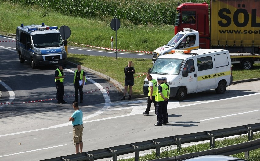 Śmiertelny wypadek na A4. Autostrada w kierunku Wrocławia była zablokowana