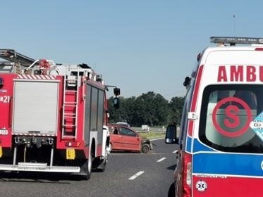 Wypadek na A4 w Rudzińcu