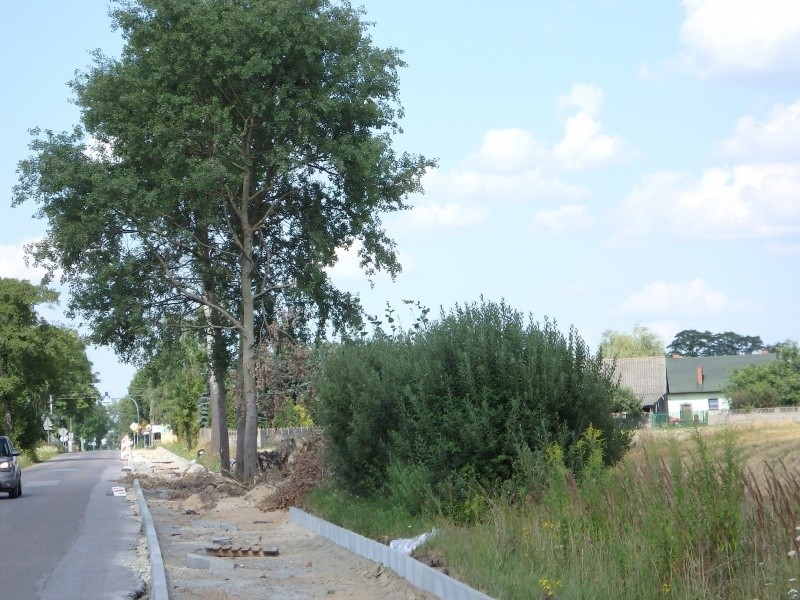 Druga ścieżka dla pieszych i rowerzystów w gminie Rzgów 
