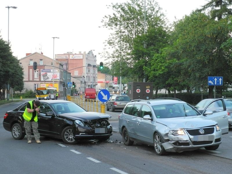 Wypadek na Garncarskiej w Słupsku