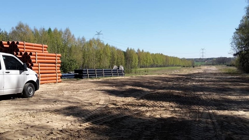 W Kurowicach w gminie Brójce ruszyła budowa oczyszczalni ścieków