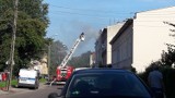 Pożar na ulicy Łużyckiej w Koszalinie [zdjęcia] 