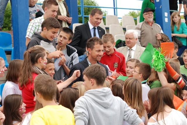 Gościem specjalnym finału turnieju Minieuro był wielokrotny reprezentant Polski w piłce nożnej - Jerzy Dudek.