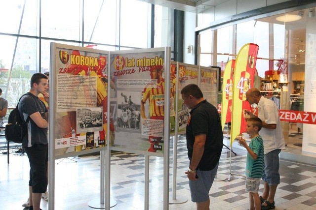 Otwarcie wystawy z okazji 40-lecia Korony Kielce