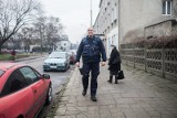 206 cm policjanta, czyli najwyższy funkcjonariusz w Łodzi 