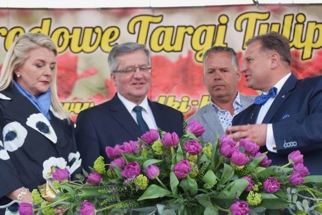 Chrzest tulipana "Bronisław Komorowski" w Chrzypsku Wielkim