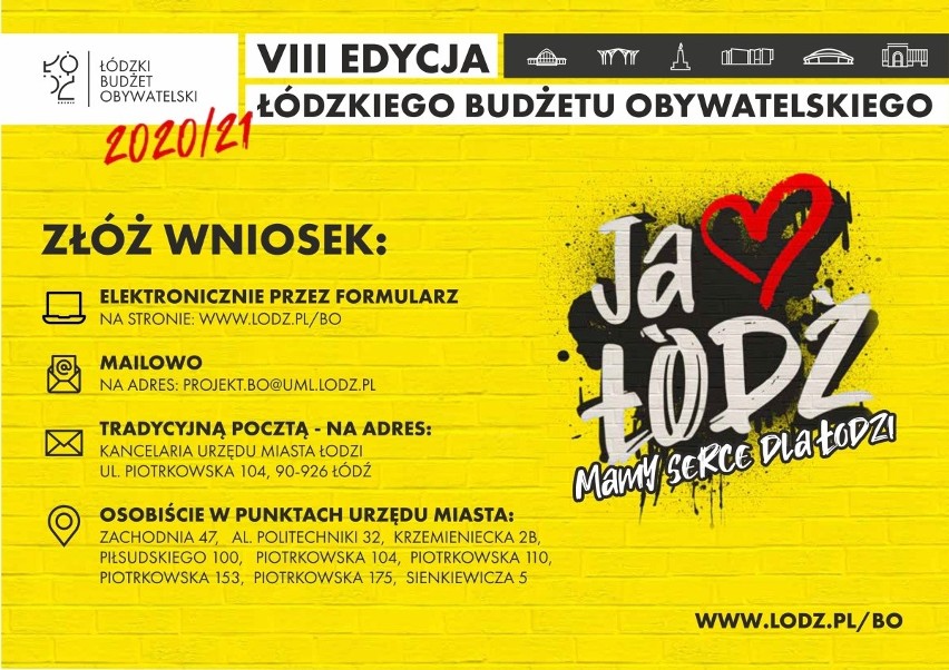 Budżet Obywatelski Łodzi 2020 - Rozpoczął się nabór projektów pod głosowanie