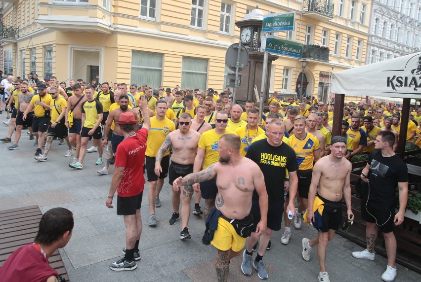 Kibice Brøndby w Szczecinie