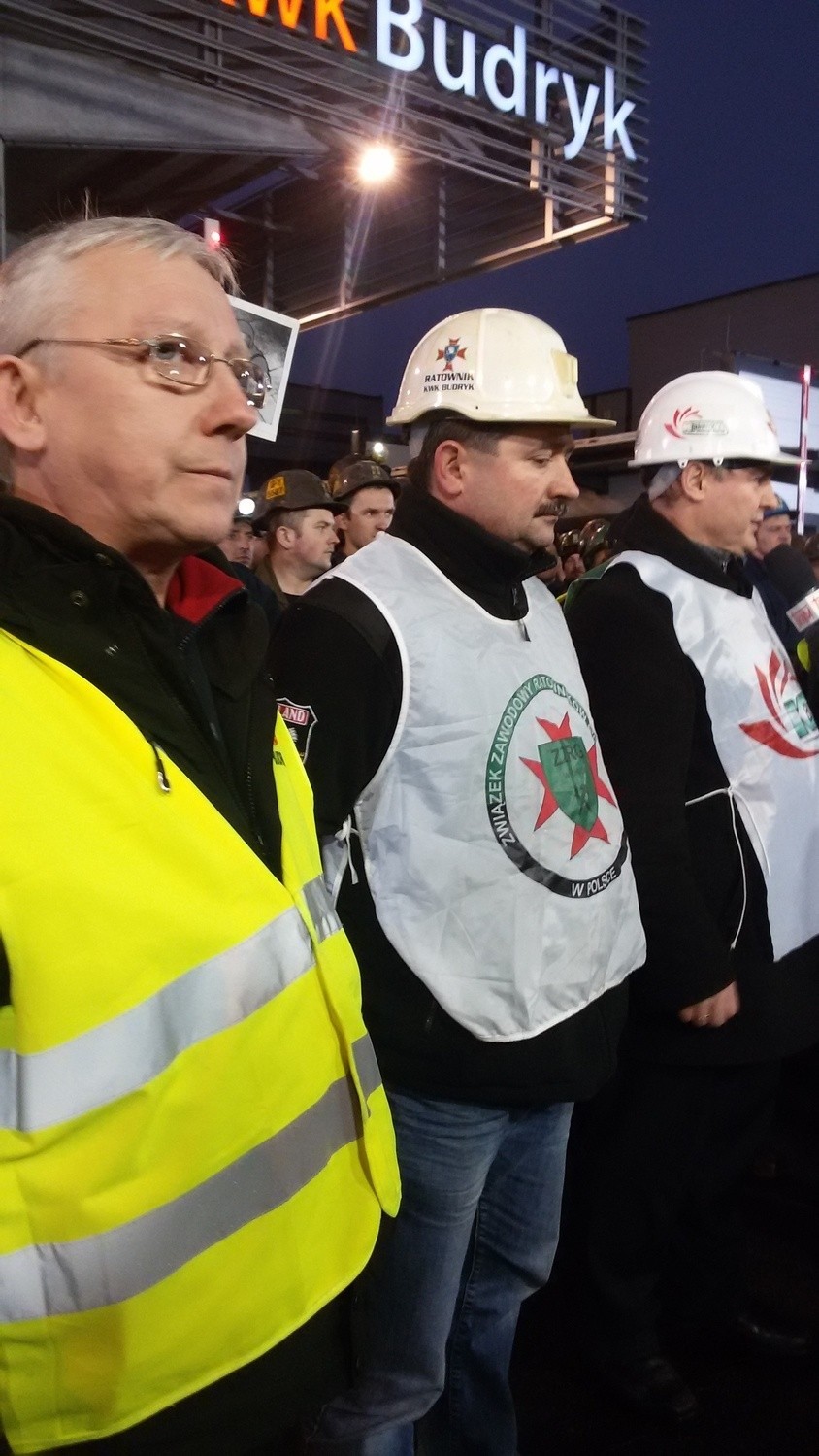 Ornontowice: Wiec górników z KWK Budryk nadawała na żywo TV Trwam