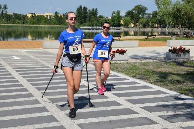 X Otwarte mistrzostwa Żnina w nordic walking w parku nad jeziorem Małym Żnińskim