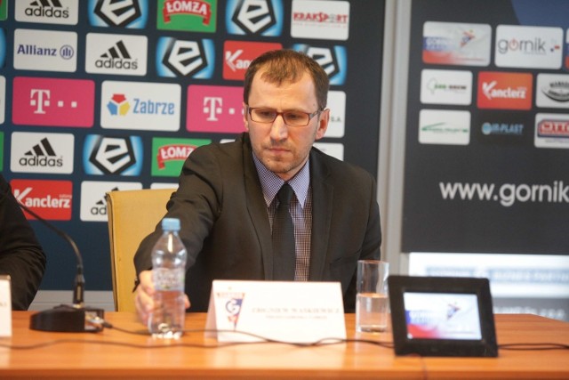 Prezes Górnika Zabrze Zbigniew Waśkiewicz