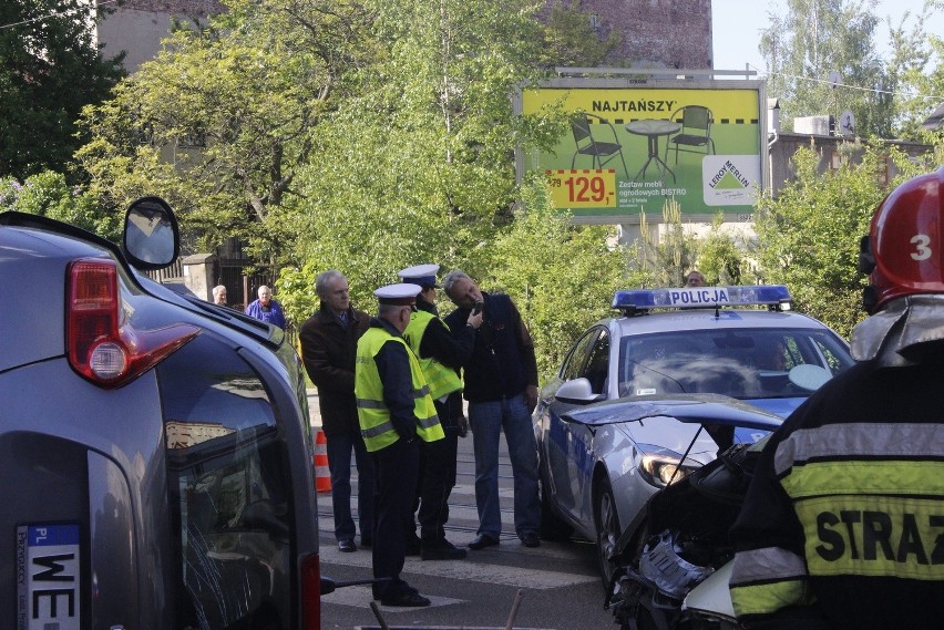 Wypadek na skrzyżowaniu ul. Gdańskiej i 6 Sierpnia