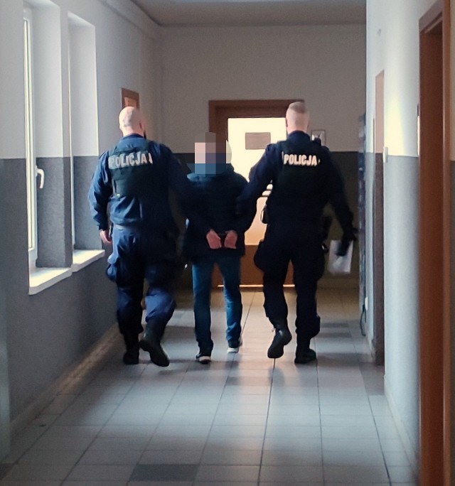 Zatrzymany przez bydgoskich policjantów 45-latek trafił do Aresztu Śledczego w Bydgoszczy. Spędzi tam 8 miesięcy
