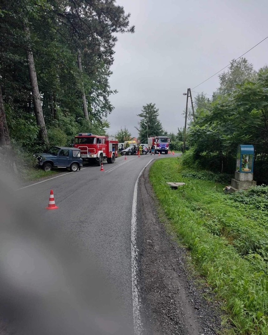 Wypadek pod Krakowem. Jedna osoba ranna                   