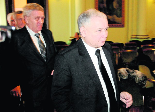 Jarosław Kaczyński w sądeckim ratuszu.