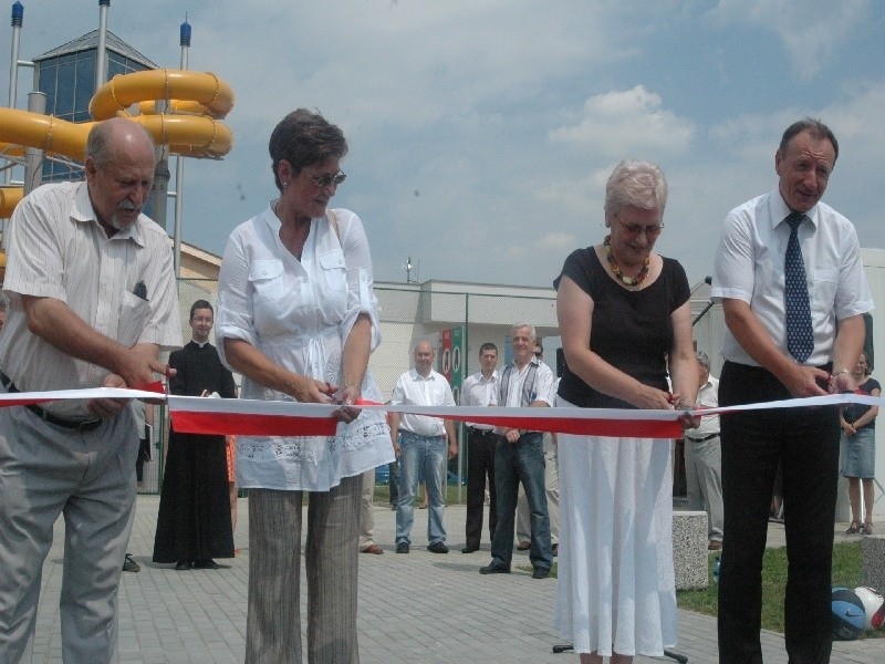 Uroczyste Otwarcie kompleksu boisk Orlik 2012 w Oleśnie.