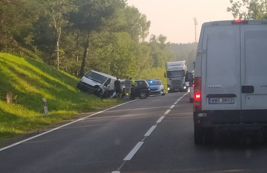 Horodnianka. Wypadek na DK19. Osobówka zderzyła się z busem