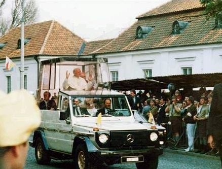 Czerwiec 1991 roku. Jan Paweł II podczas swojej pielgrzymki w Białymstoku