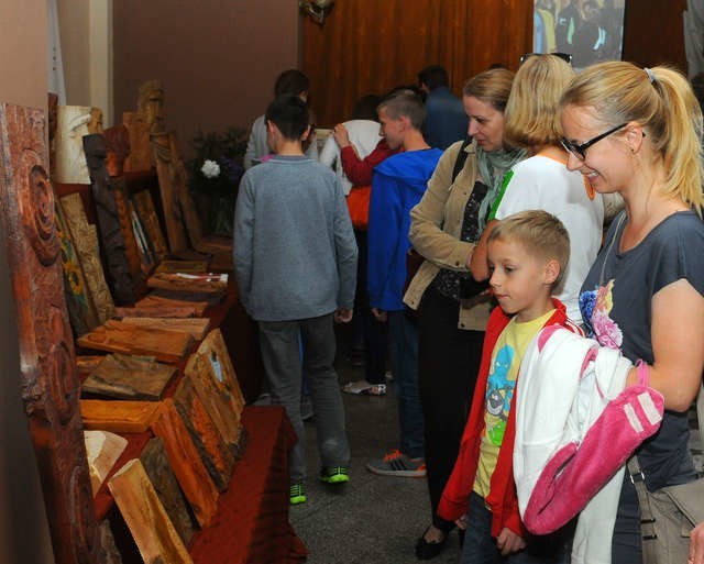 Wystawa prac rzeźbiarskich podobała się wszystkim