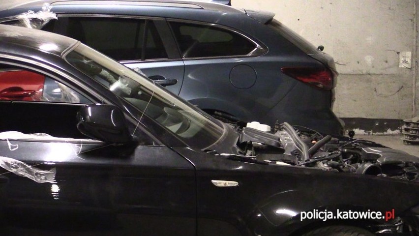Katowice: Policjanci zatrzymali złodziei samochodów [ZDJĘCIA + WIDEO]