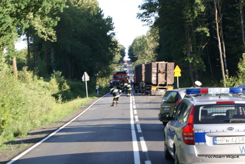 Wypadek na krajowej "11" koło Bobolic.