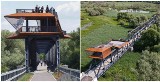 Most w Siekierkach. Dla rowerzystów i pieszych. To jedna z największych atrakcji woj. zachodniopomorskiego!