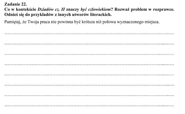 Próbny egzamin gimnazjalny 2012: Język polski - test, pytania arkusze