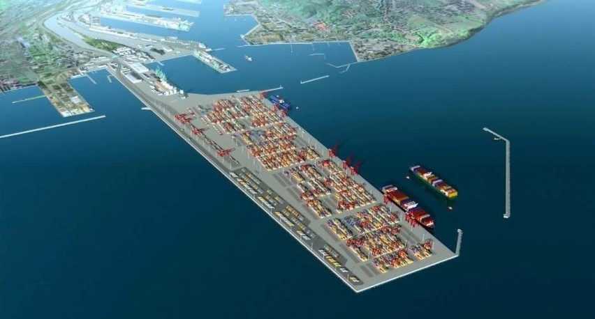 Budowa Portu Zewnętrznego w Gdyni. Trwają poszukiwania inwestora, który pomoże sfinansować przedsięwzięcie [zdjęcia, wizualizacja]