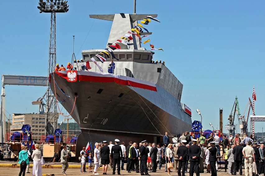 Wodowanie i chrzest okrętu ORP Ślązak, Gdynia 2 lipca 2015