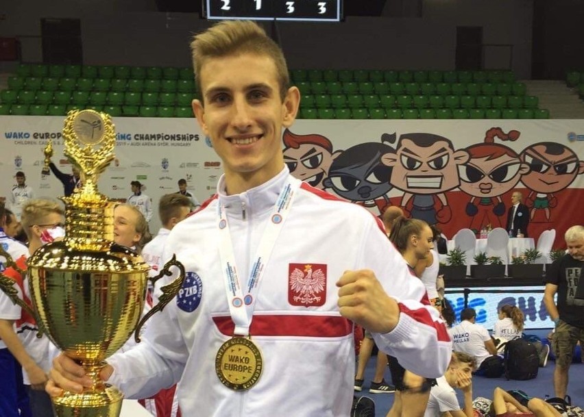 Mistrz Europy w kickboxingu Oskar Zawiślak