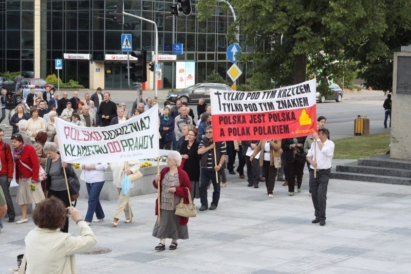Protest przeciwko Golgocie Picnic przy Tymienieckiego [zdjęcia]