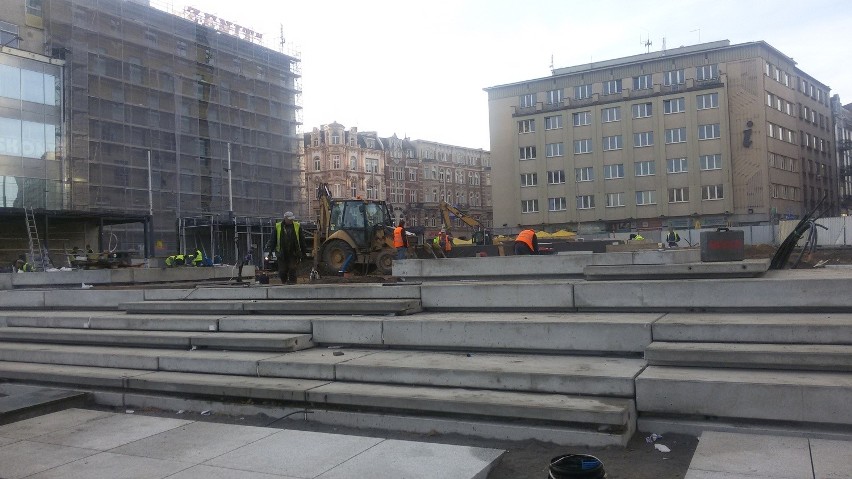 Przebudowa centrum Katowic - nowy rynek, plac Kwiatowy