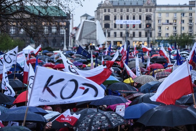 KOD manifestował w obronie wolności