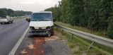 Wypadek na autostradzie A4 w Mysłowicach: Jedna osoba ranna. Trasa w kierunki Katowic zablokowana