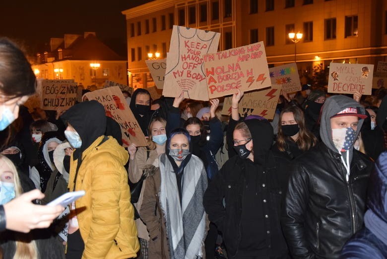 Czarny Spacer ulicami Białegostoku (25.10.2020)