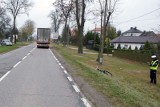 Wypadek na ul. Brańskiej. Potrącona rowerzystka trafiła do szpitala