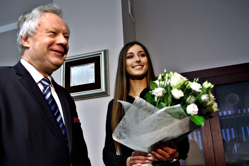 Miss Polski na spotkaniu z rektorem UMCS [ZDJĘCIA, WIDEO]